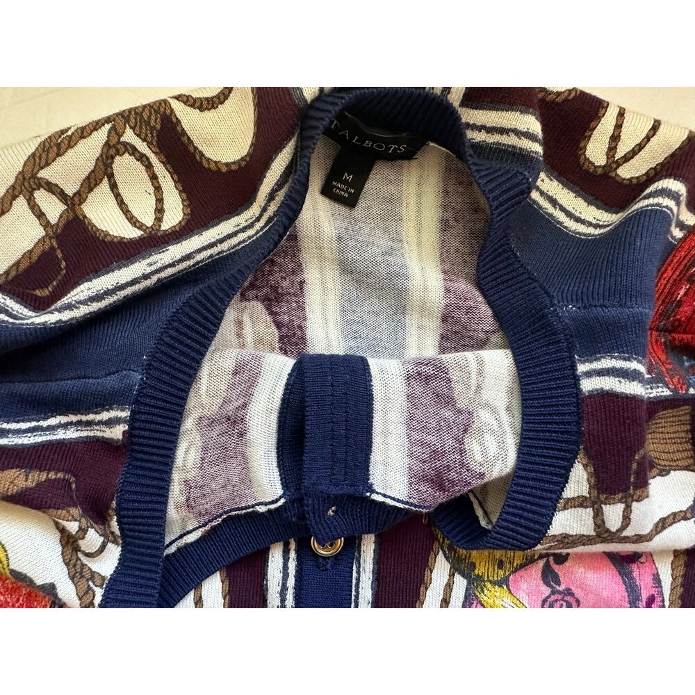 Talbots Women's Tea Party
Print Button-Front
Cardigan Sweater - Size M - Picture 5 of 10